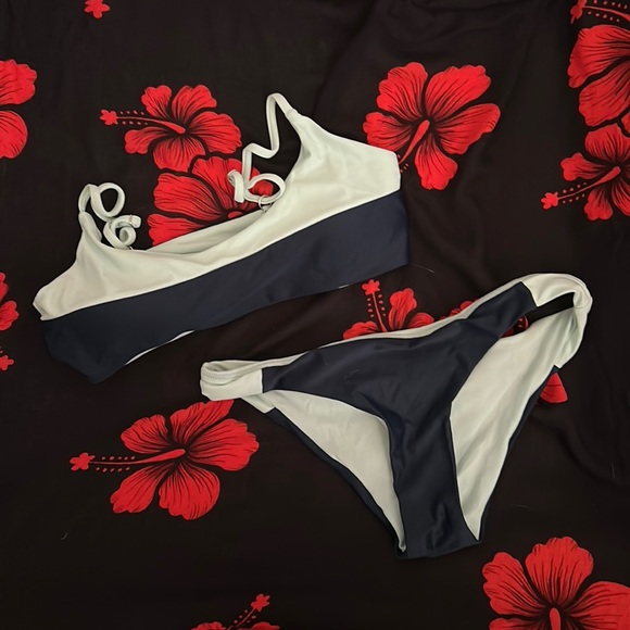 Blue and Teal Bikini - Picture 1 of 2